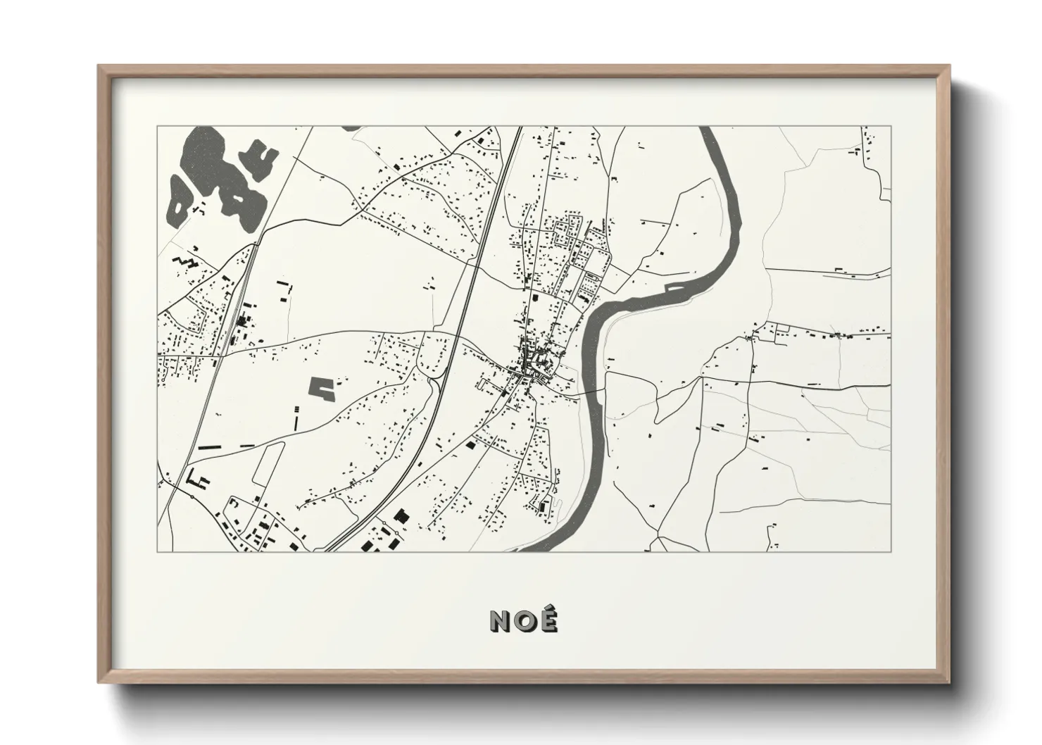 Une affiche de carte sur Noé