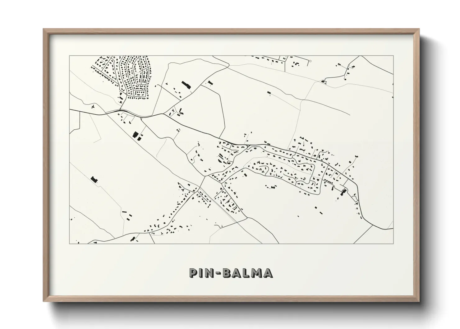 Une affiche de carte sur Pin-Balma