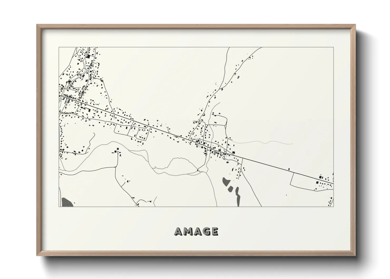 Une affiche de carte sur Amage