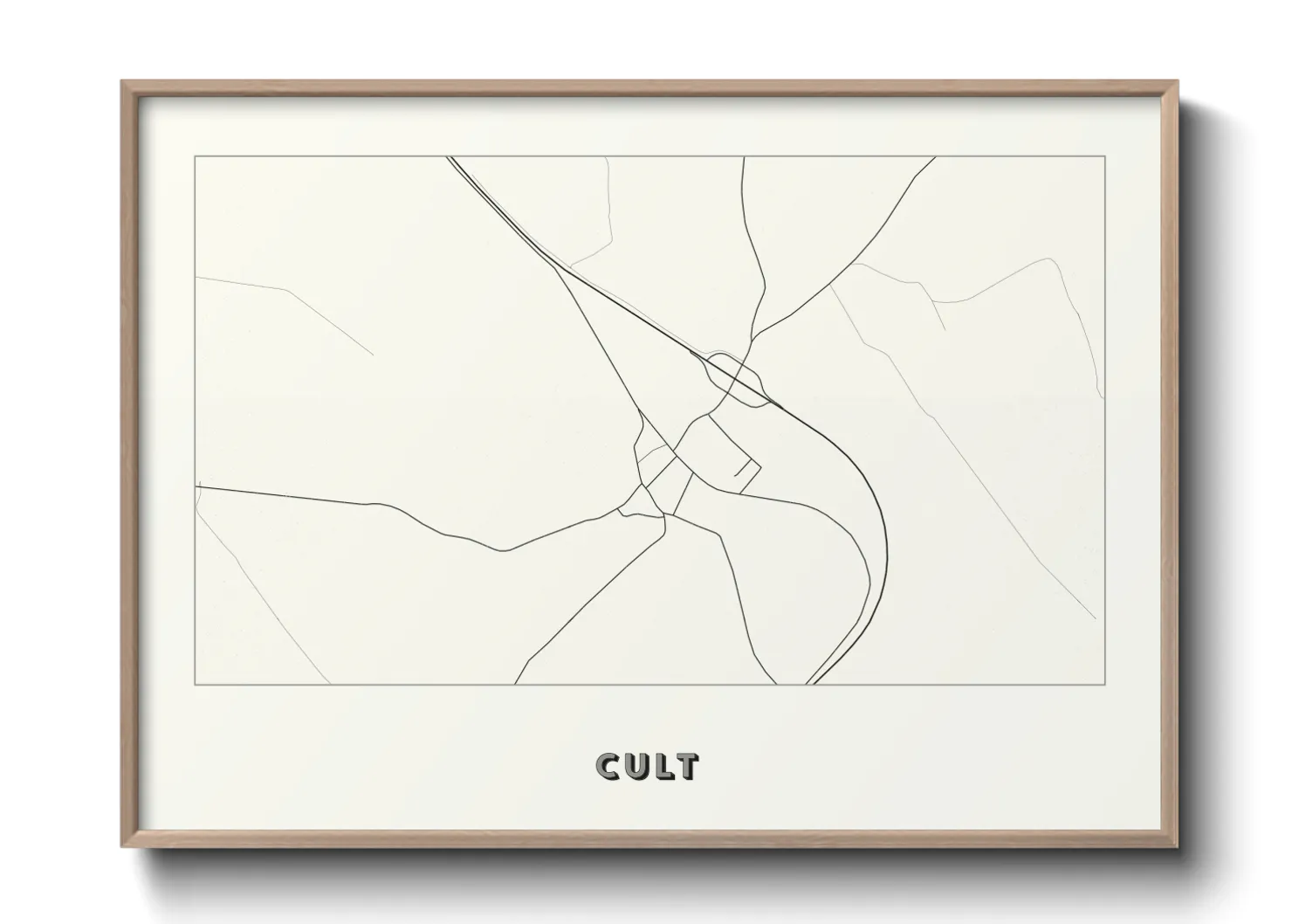 Une affiche de carte sur Cult