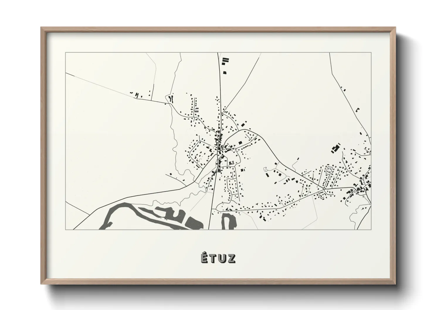 Une affiche de carte sur Étuz