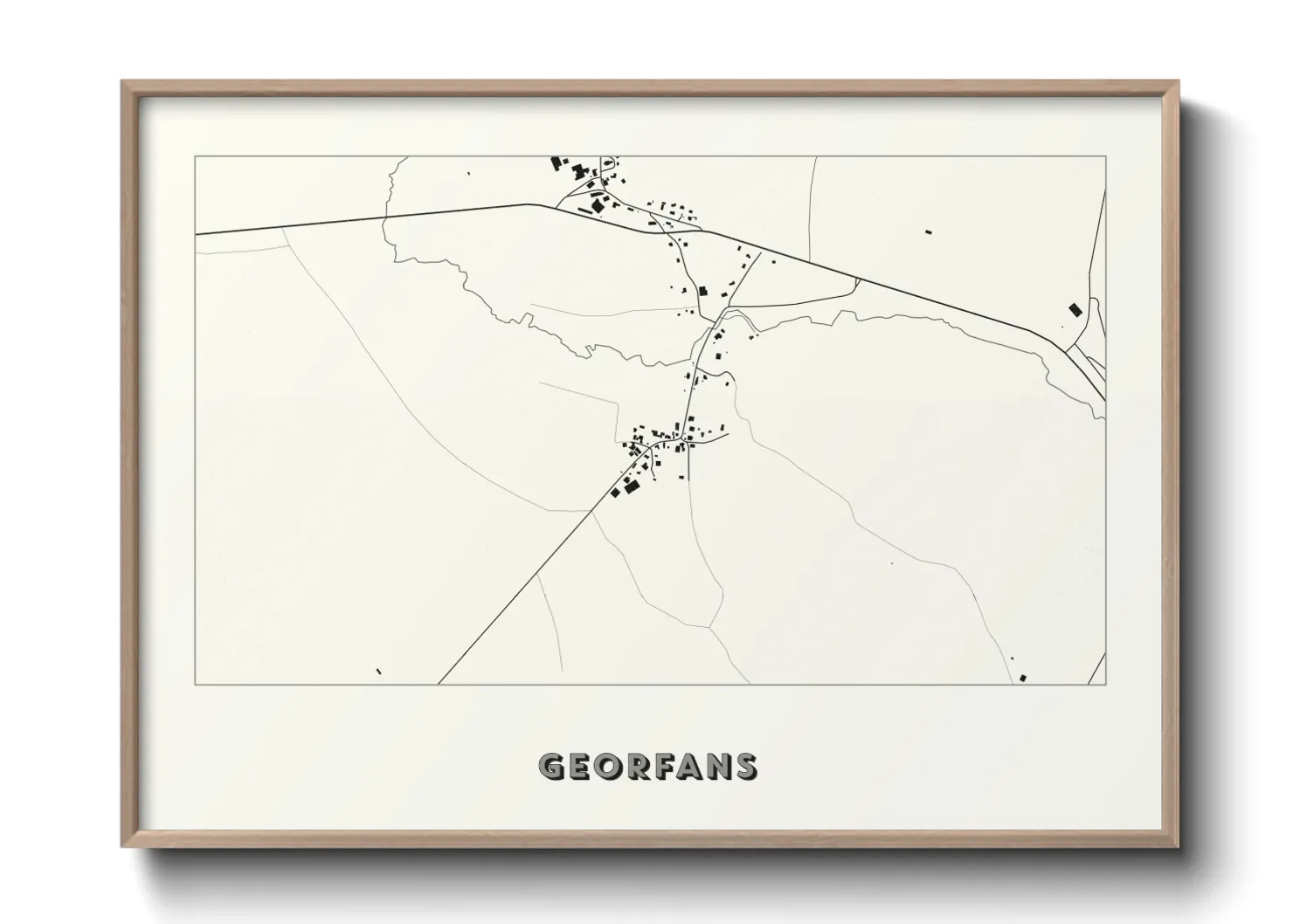 Une affiche de carte sur Georfans