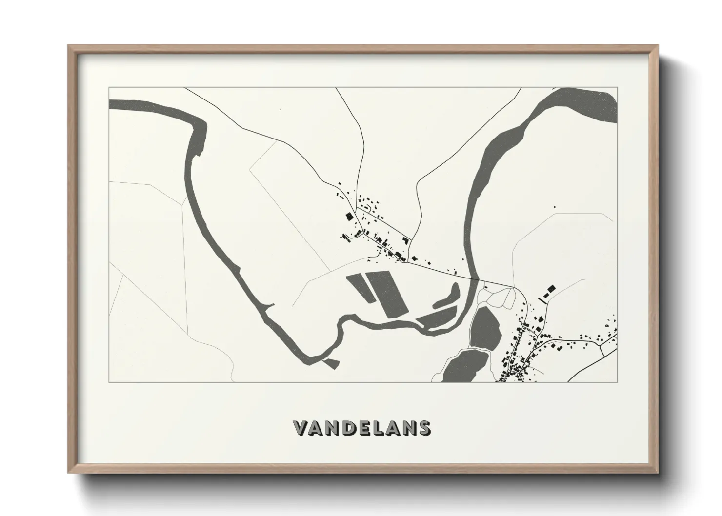 Une affiche de carte sur Vandelans
