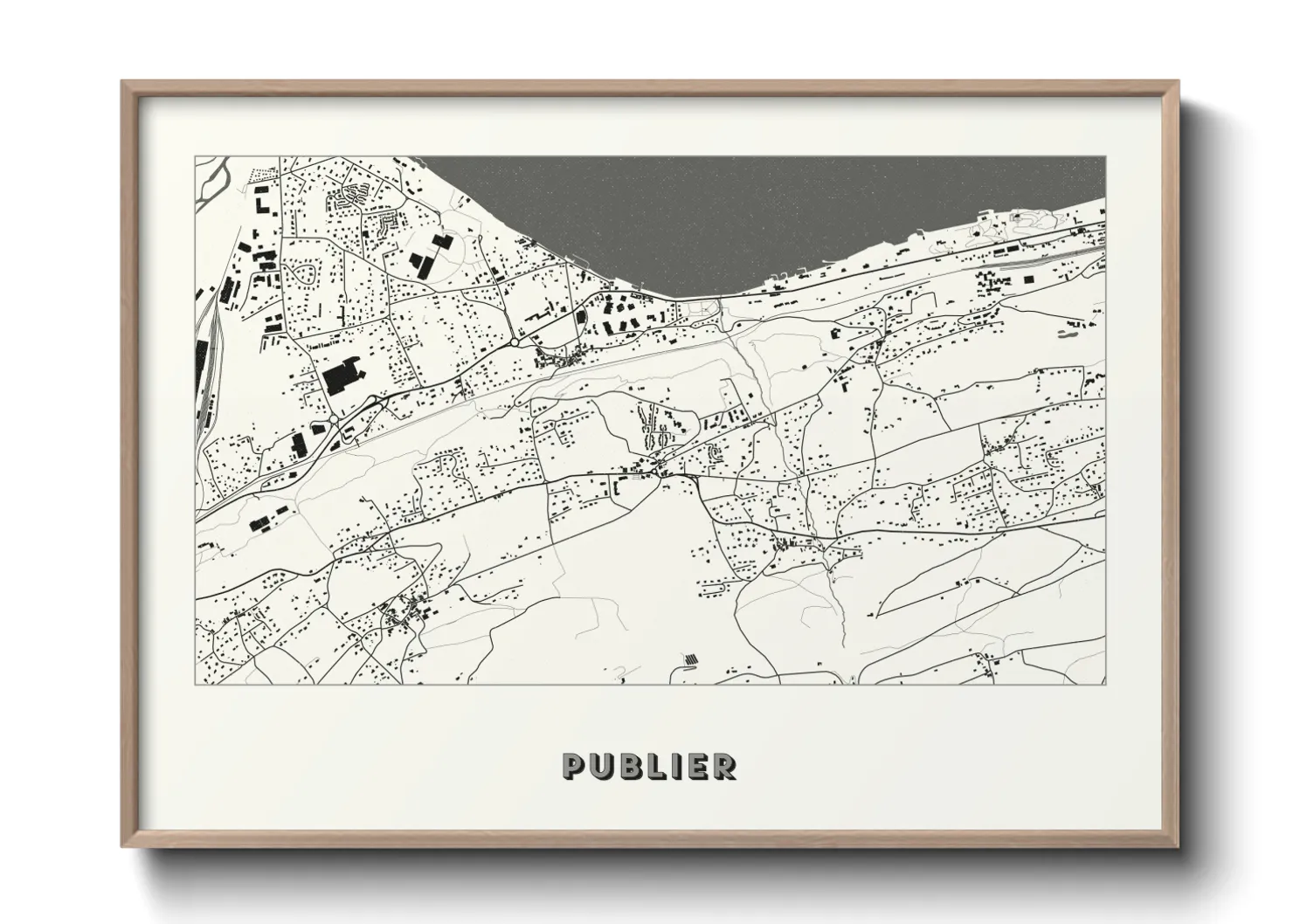 Une affiche de carte sur Publier