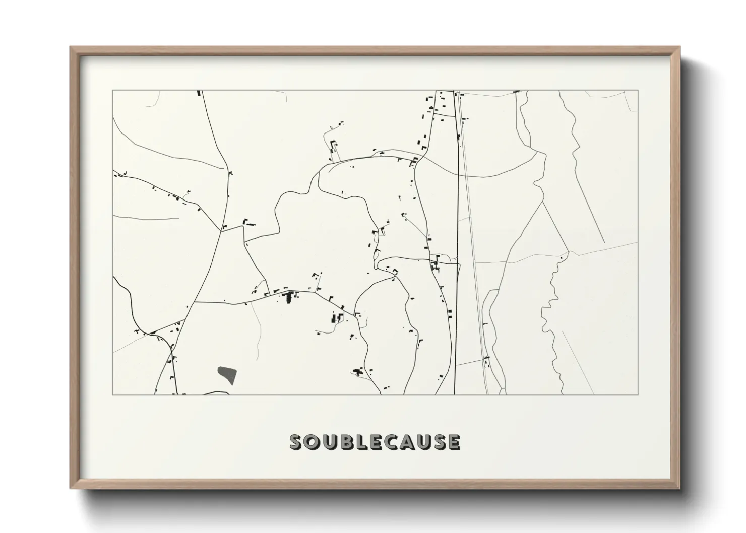 Une affiche de carte sur Soublecause