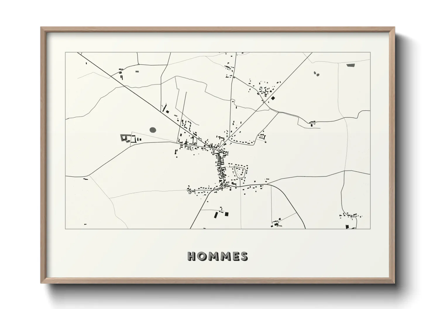 Une affiche de carte sur Hommes