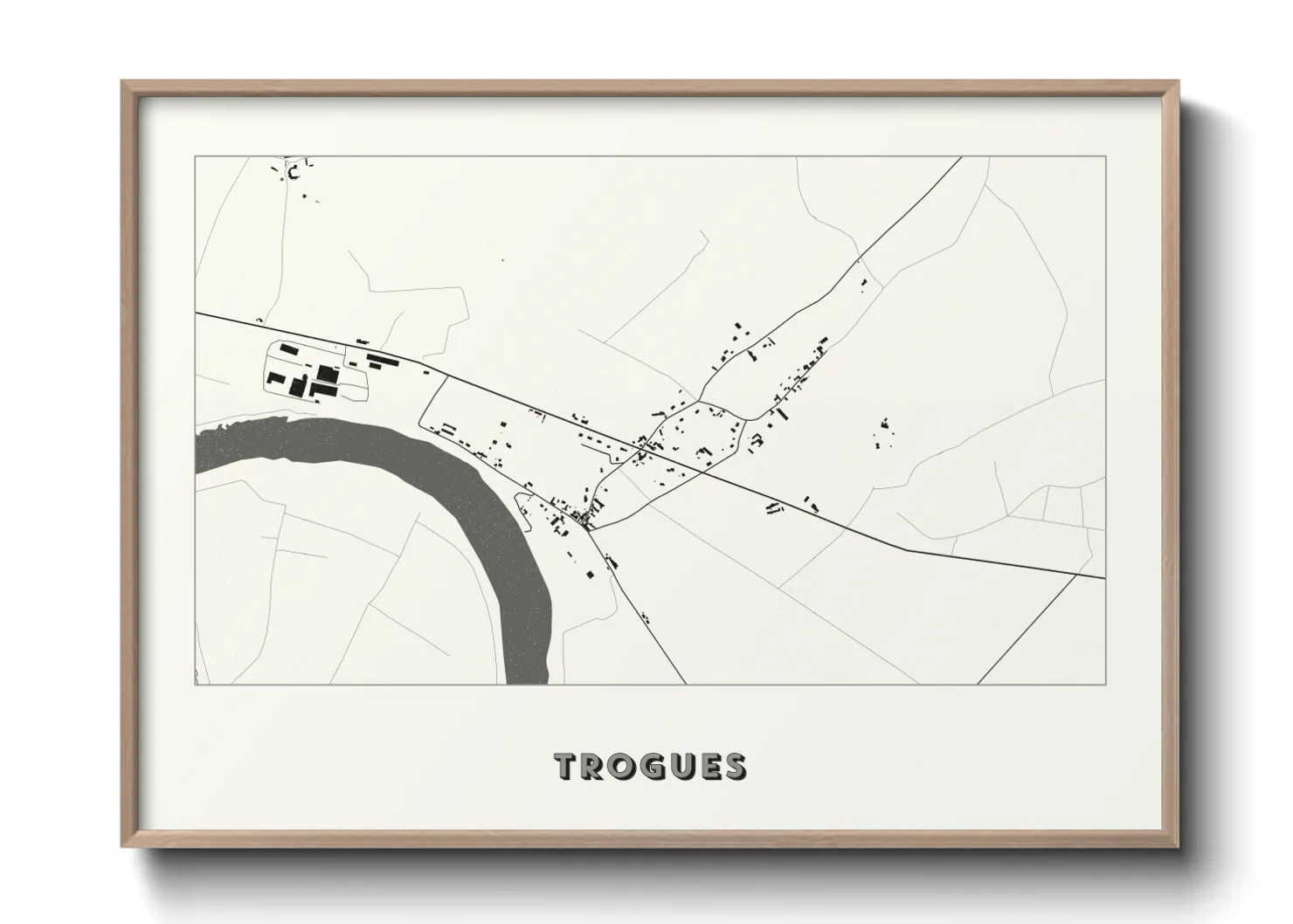 Une affiche de carte sur Trogues