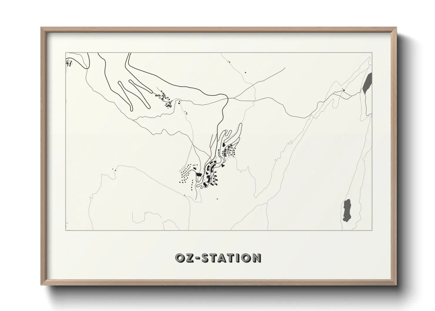 Une affiche de carte sur OZ-Station