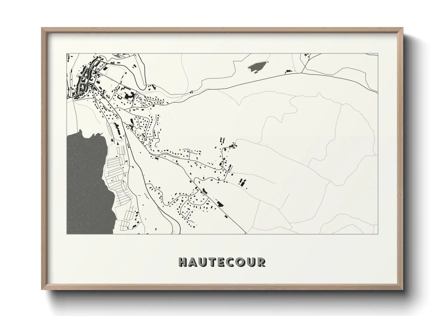 Une affiche de carte sur Hautecour