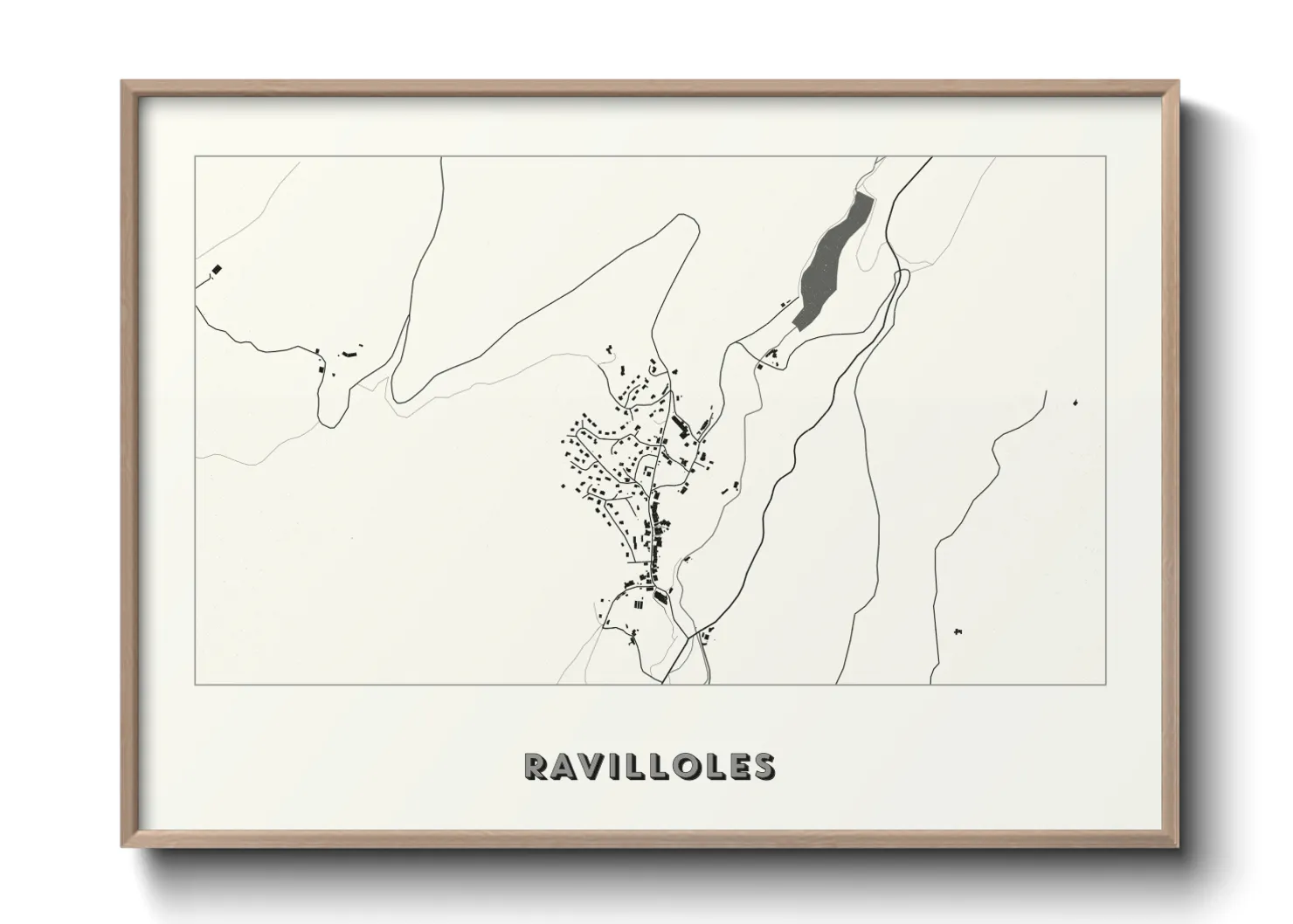 Une affiche de carte sur Ravilloles