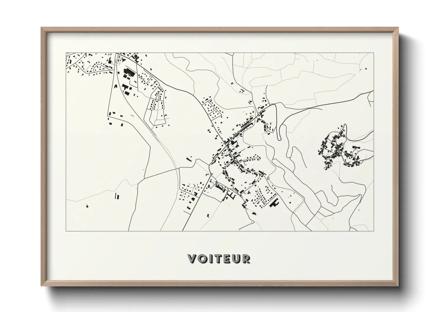 Une affiche de carte sur Voiteur