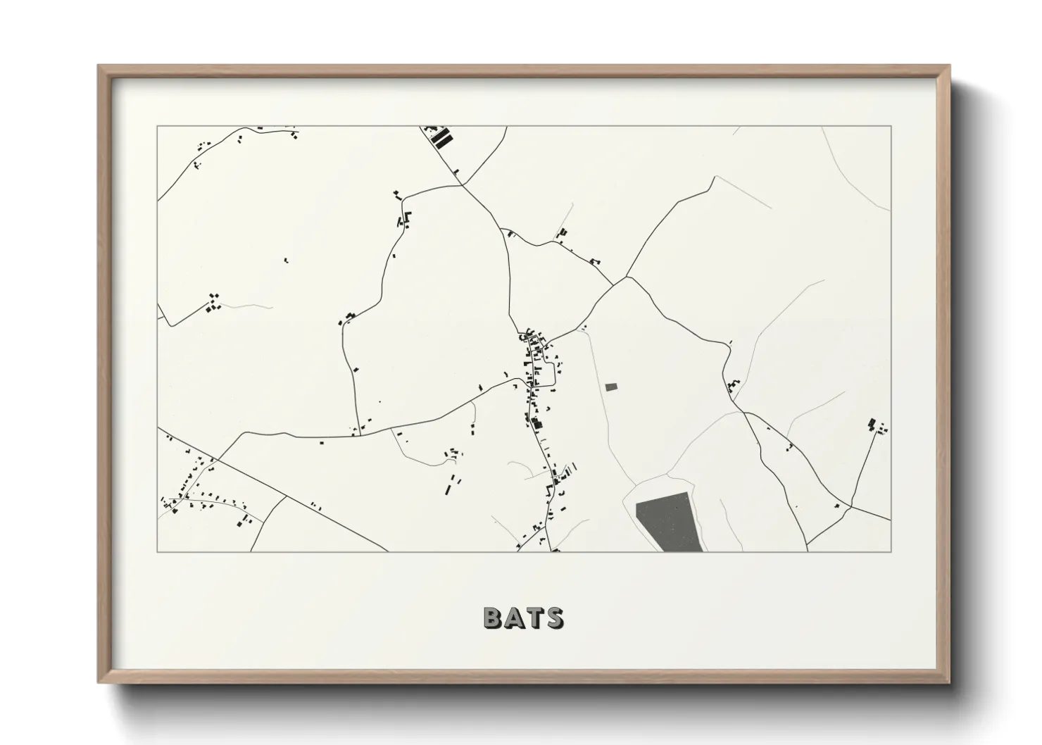 Une affiche de carte sur Bats