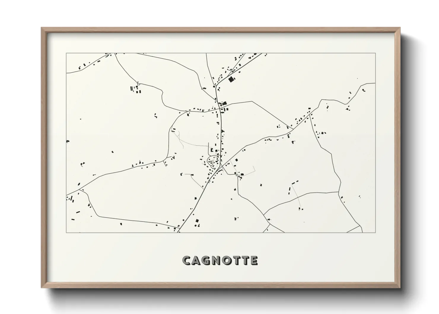 Une affiche de carte sur Cagnotte