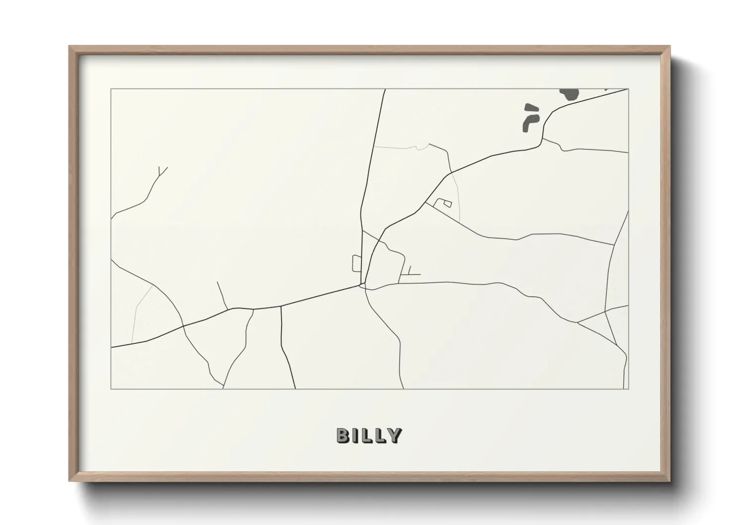 Une affiche de carte sur Billy