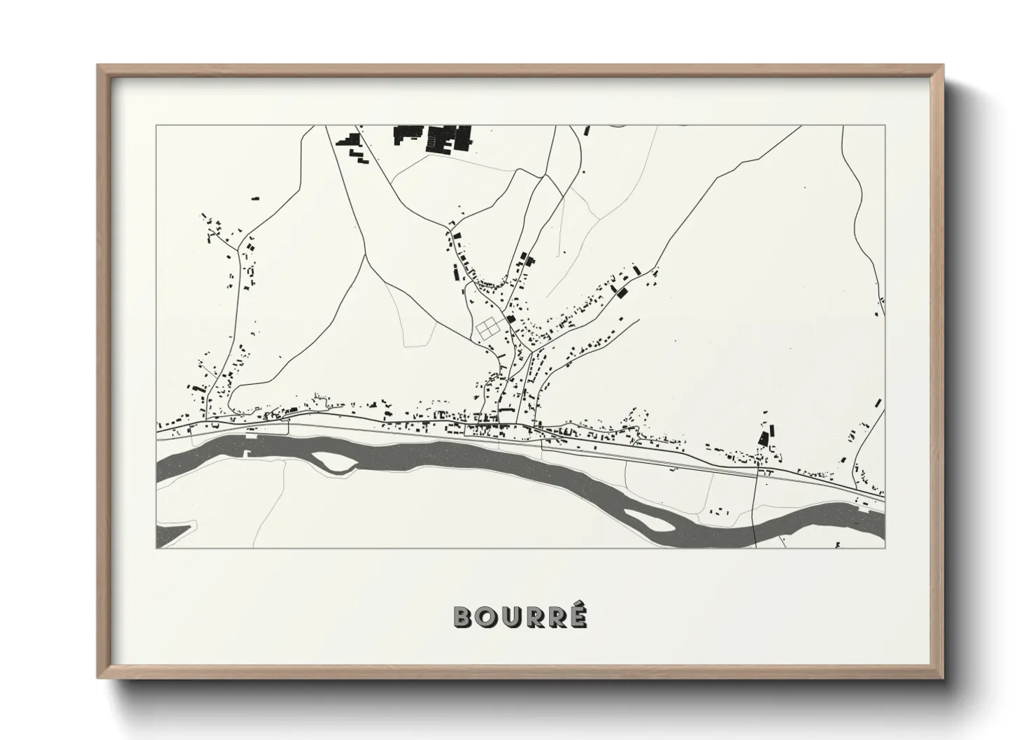 Une affiche de carte sur Bourré