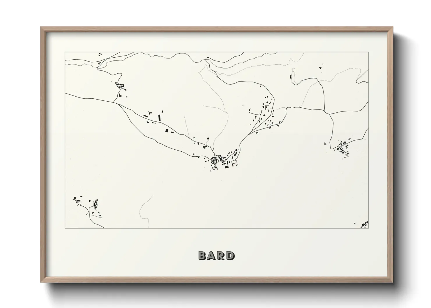 Une affiche de carte sur Bard