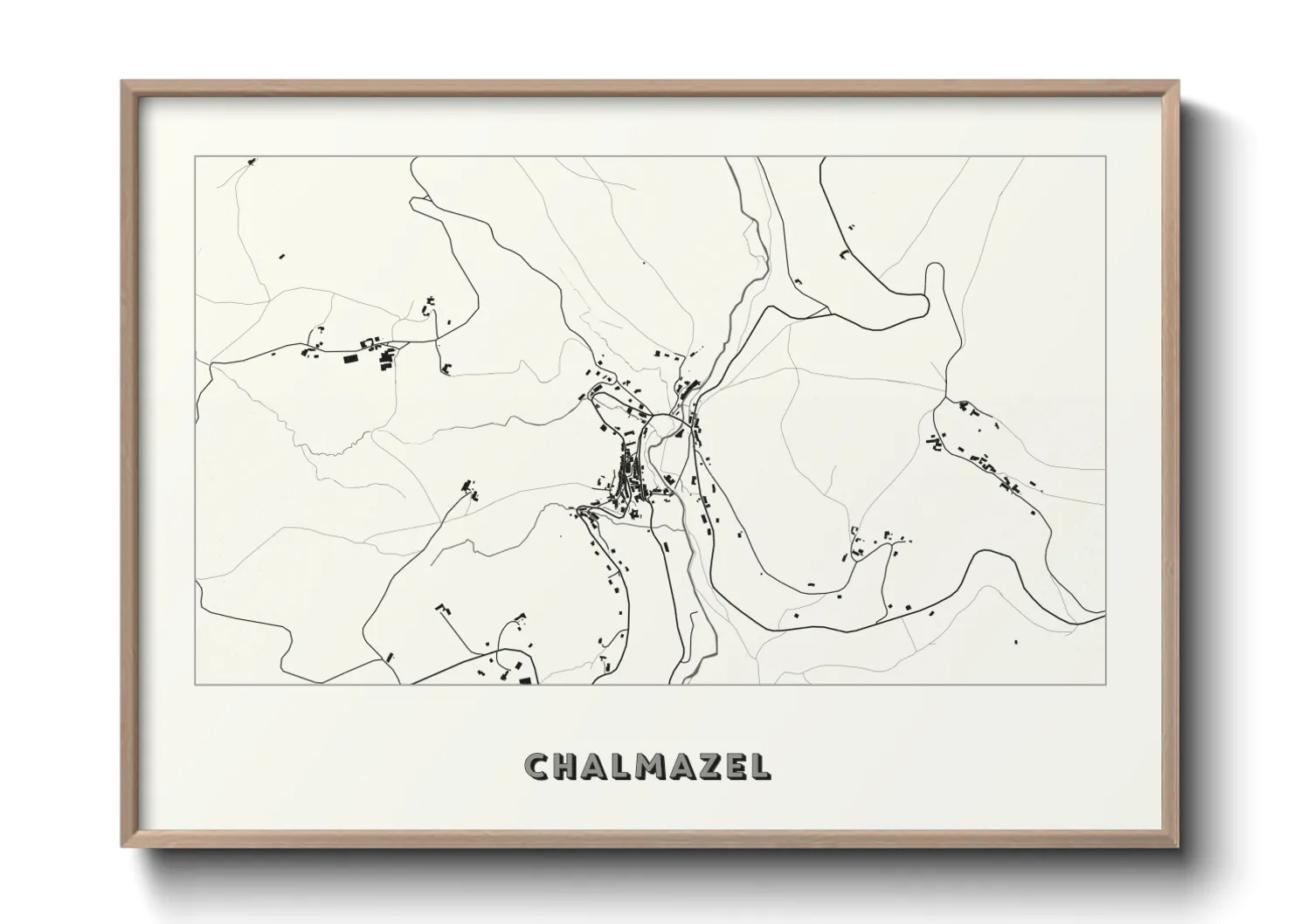 Une affiche de carte sur Chalmazel