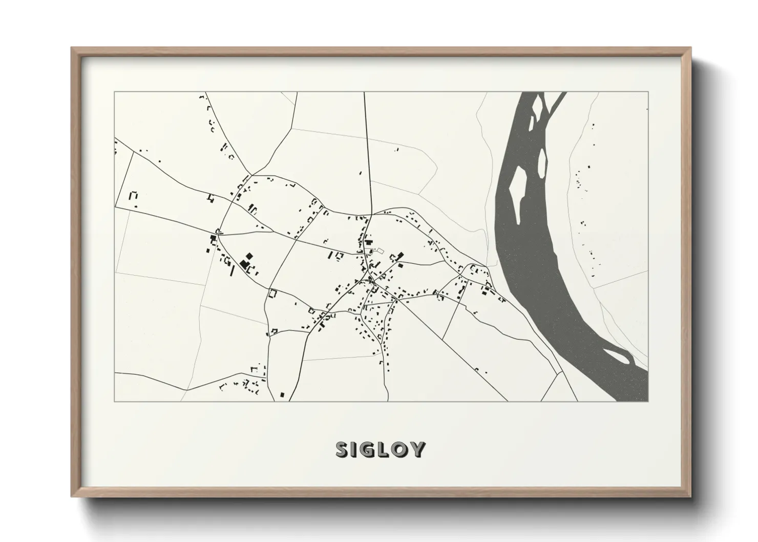 Une affiche de carte sur Sigloy