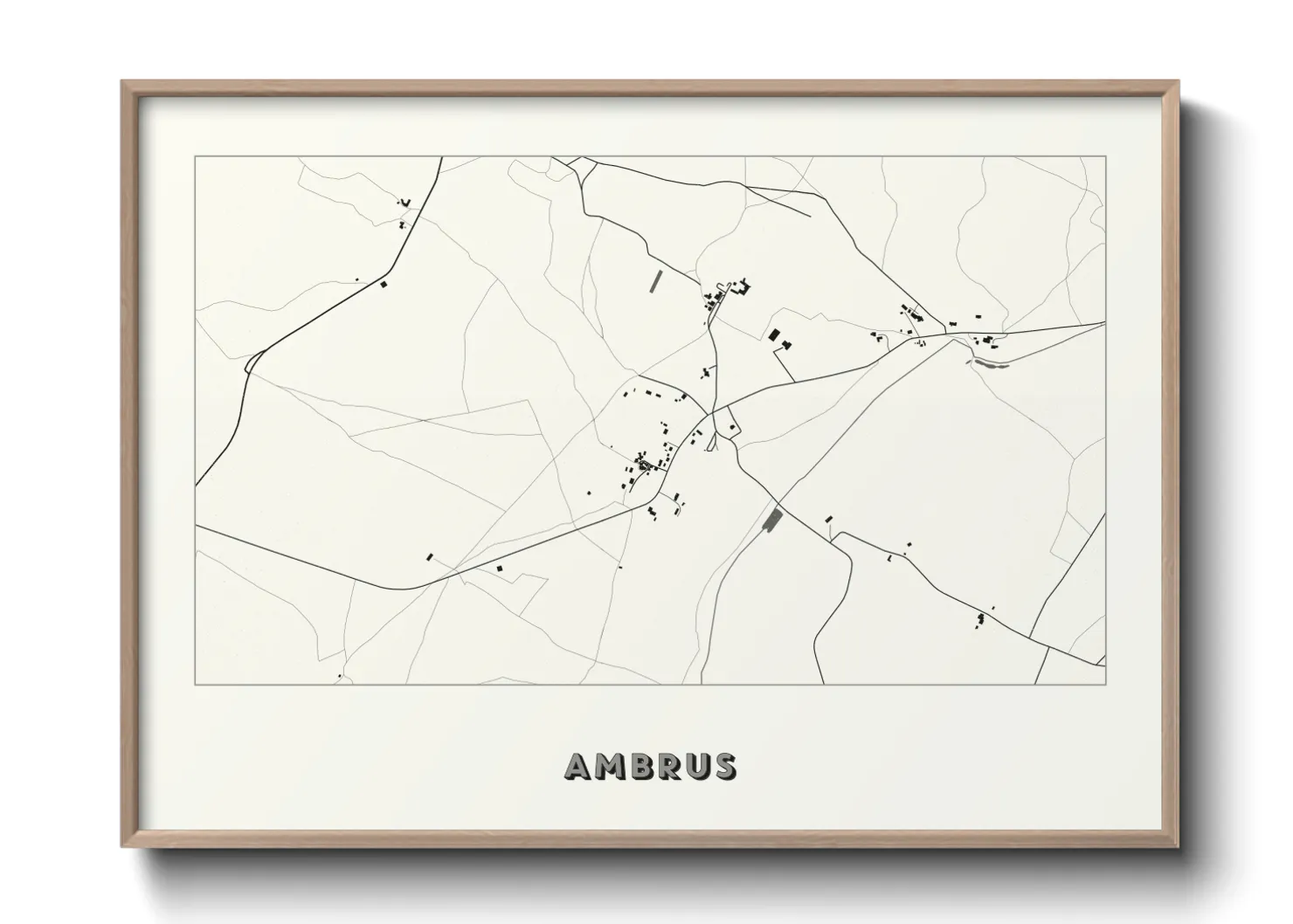 Une affiche de carte sur Ambrus