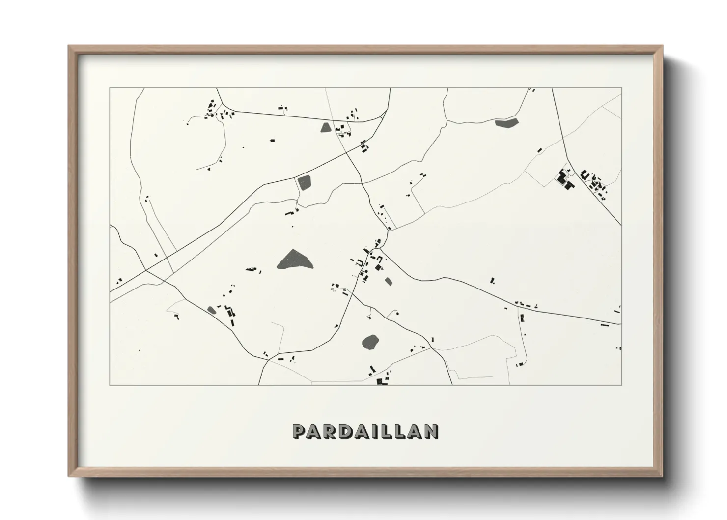 Une affiche de carte sur Pardaillan