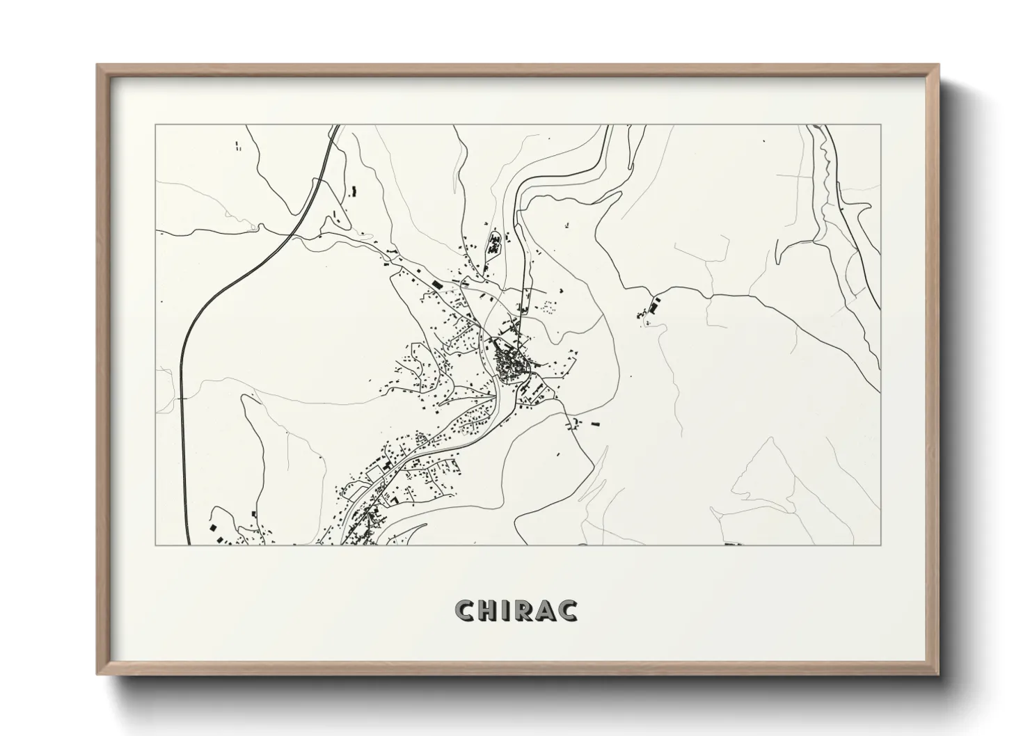 Une affiche de carte sur Chirac