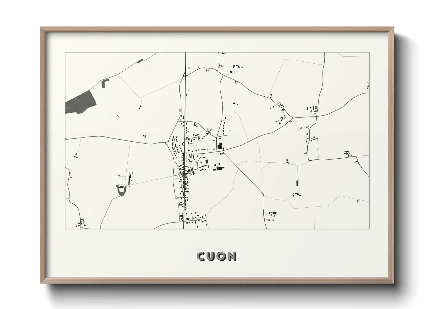 Une affiche de carte sur Cuon