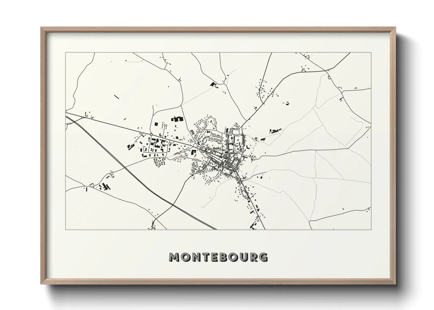 Une affiche de carte sur Montebourg