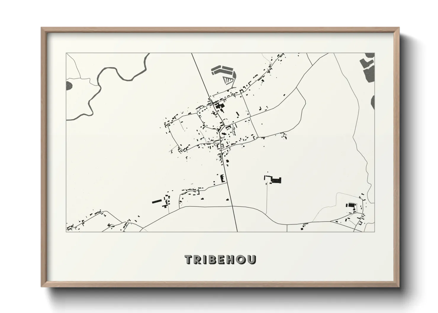 Une affiche de carte sur Tribehou