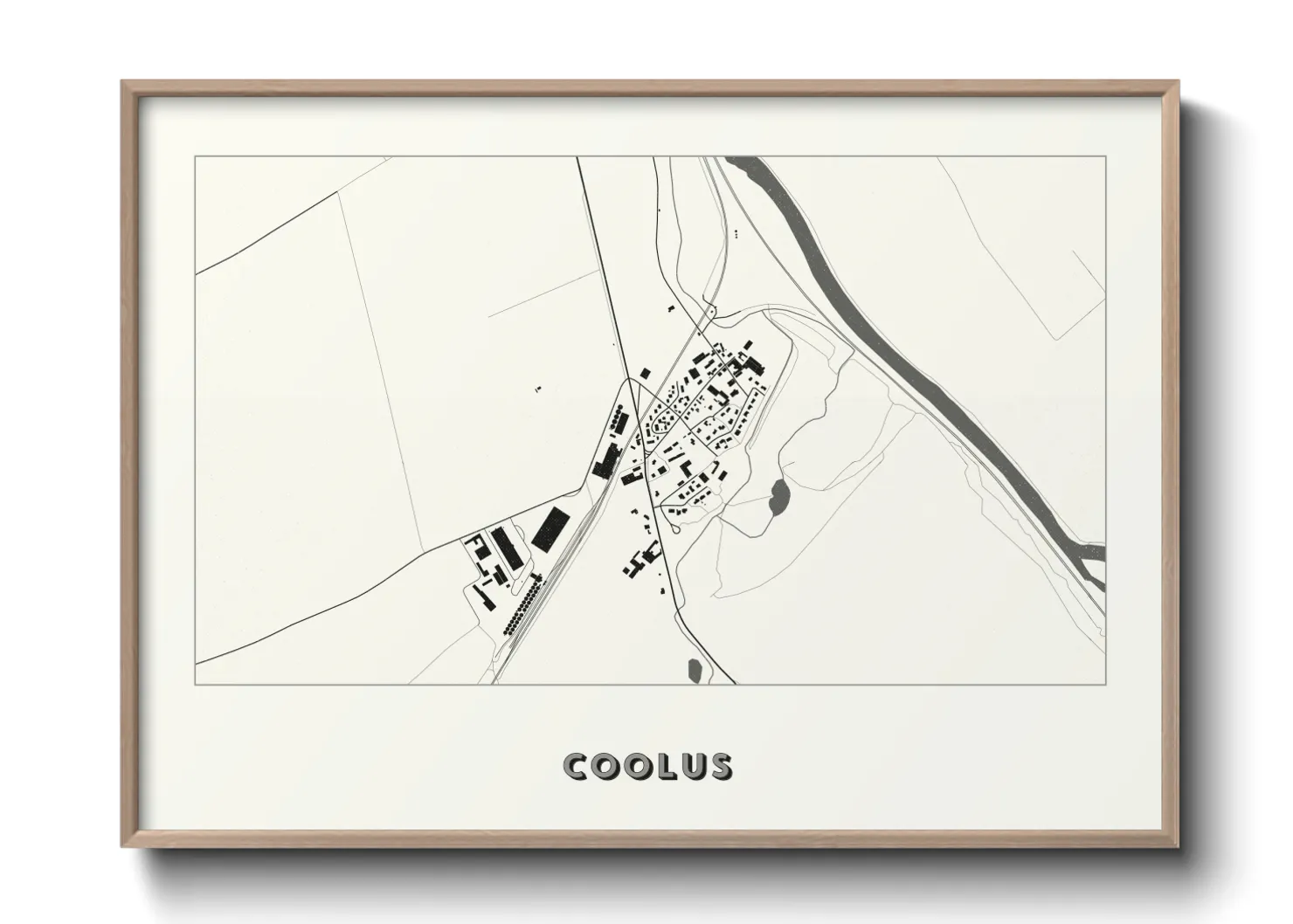 Une affiche de carte sur Coolus