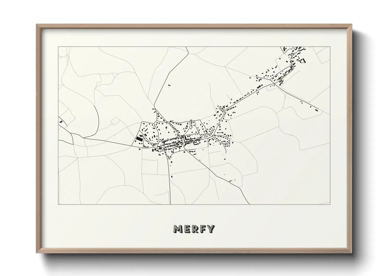 Une affiche de carte sur Merfy