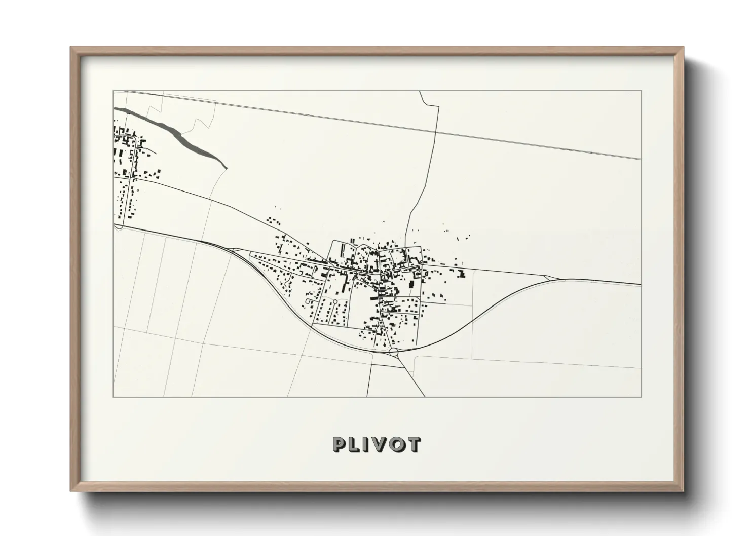 Une affiche de carte sur Plivot