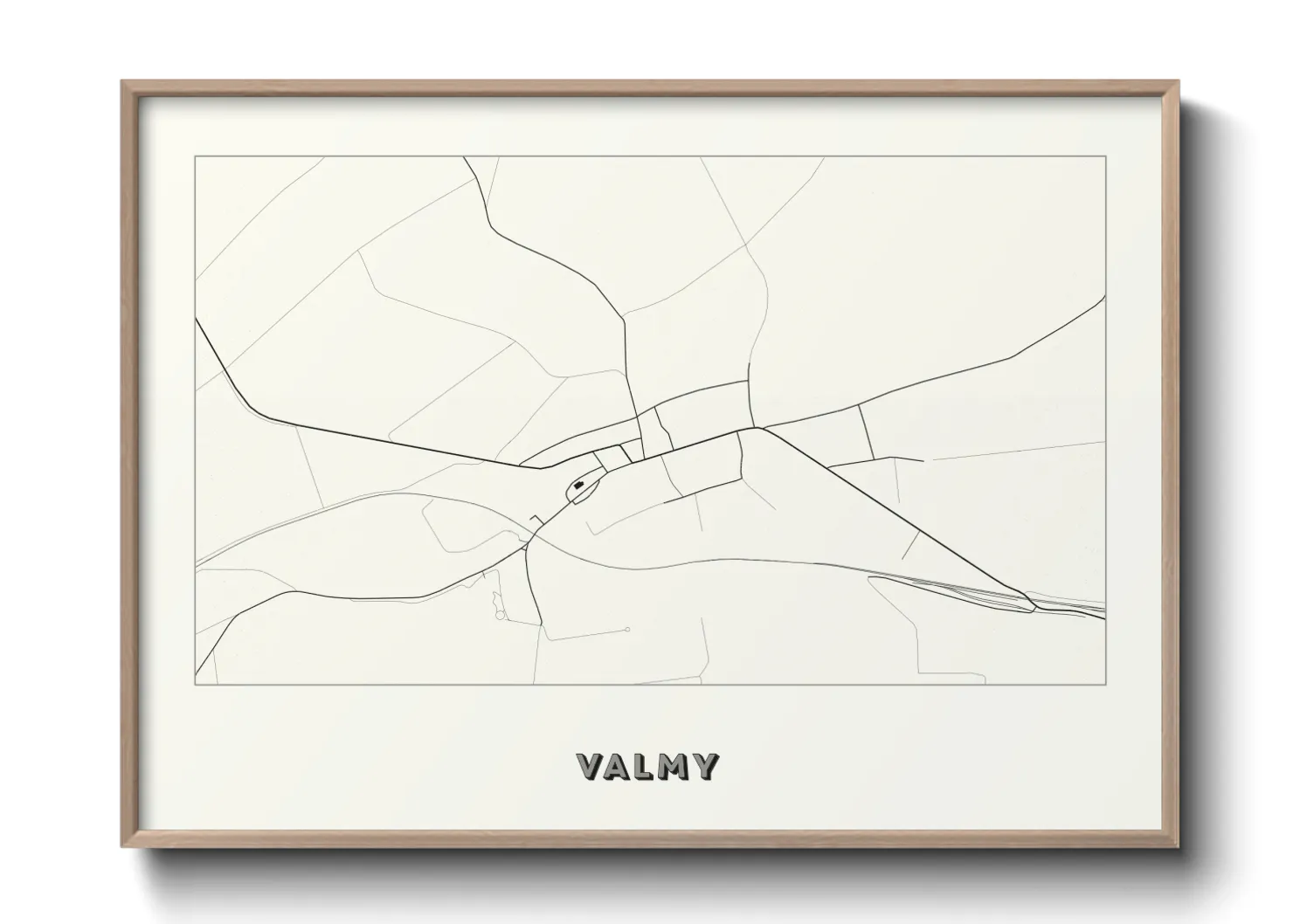 Une affiche de carte sur Valmy