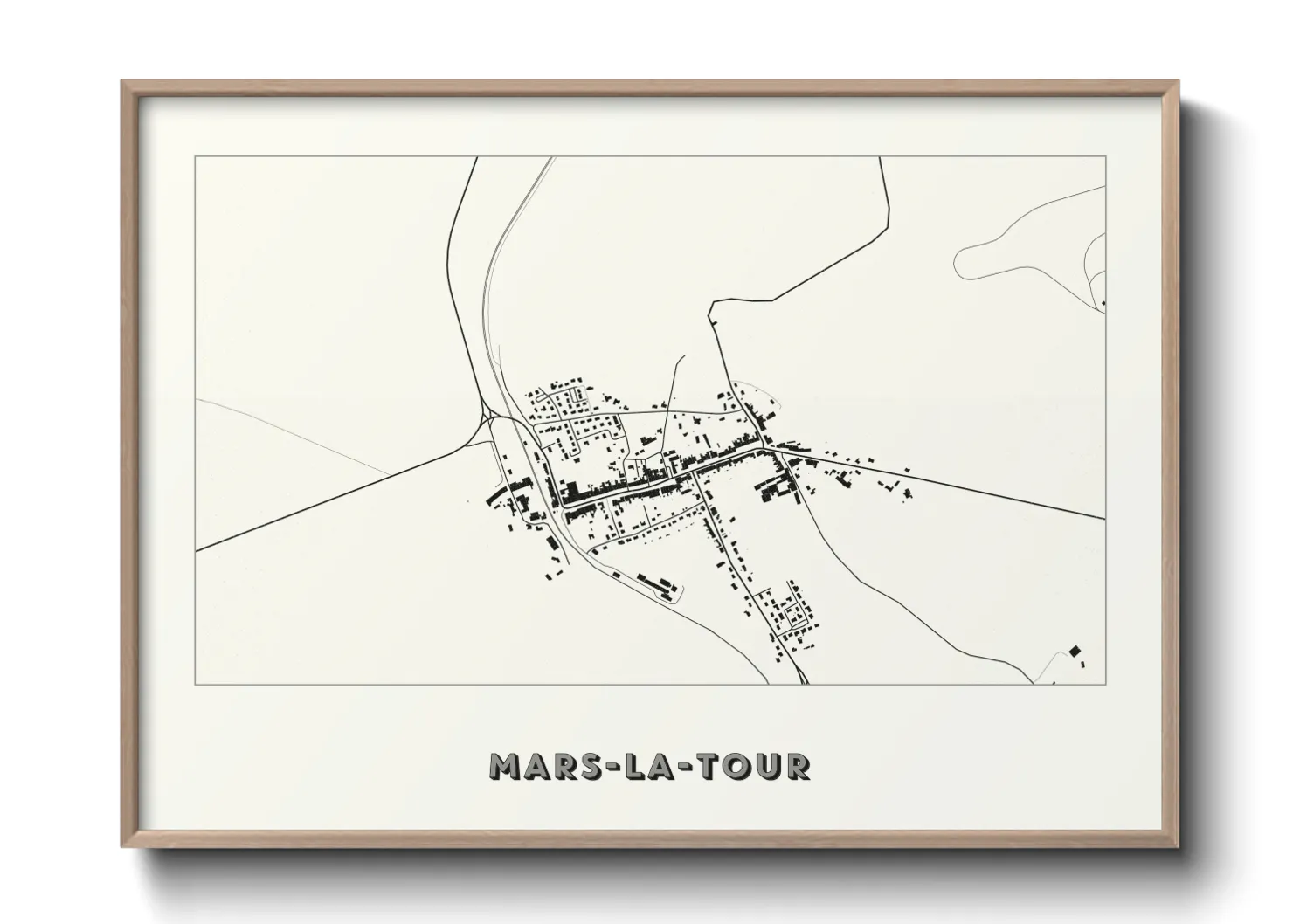 Une affiche de carte sur Mars-la-Tour