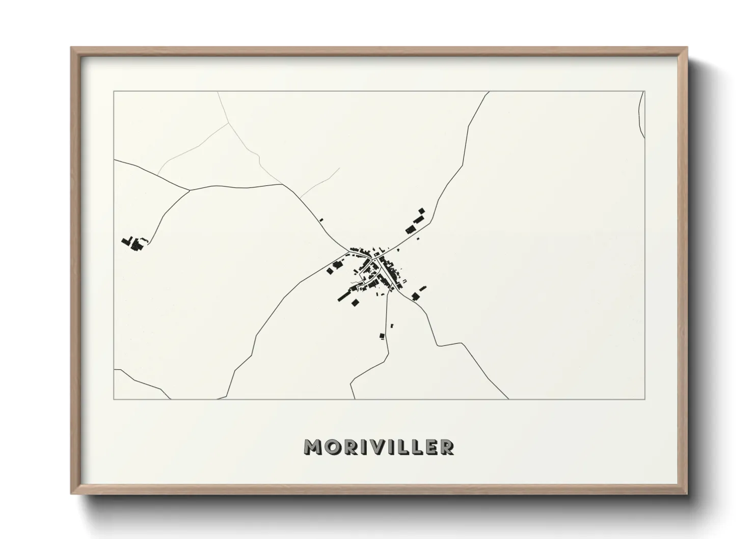 Une affiche de carte sur Moriviller