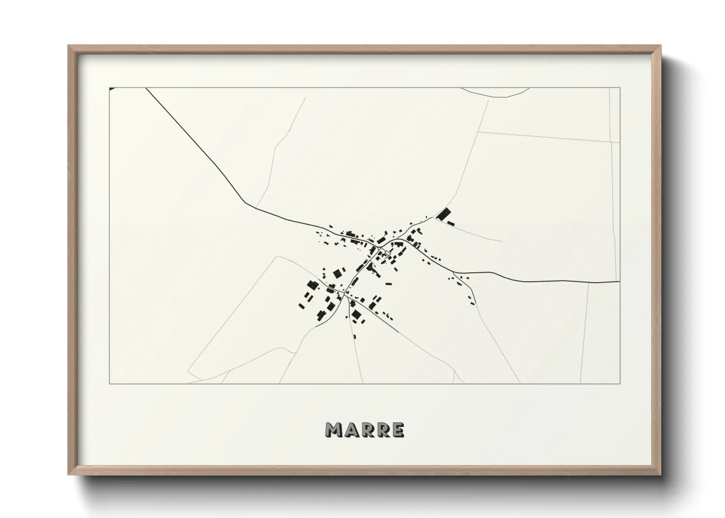 Une affiche de carte sur Marre