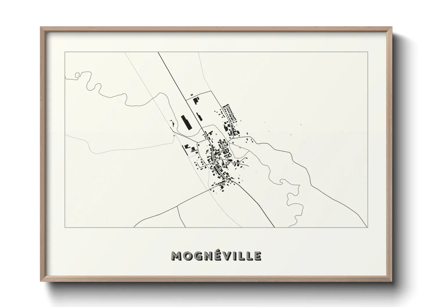 Une affiche de carte sur Mognéville