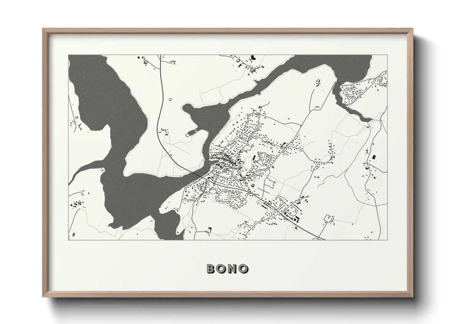 Une affiche de carte sur Bono