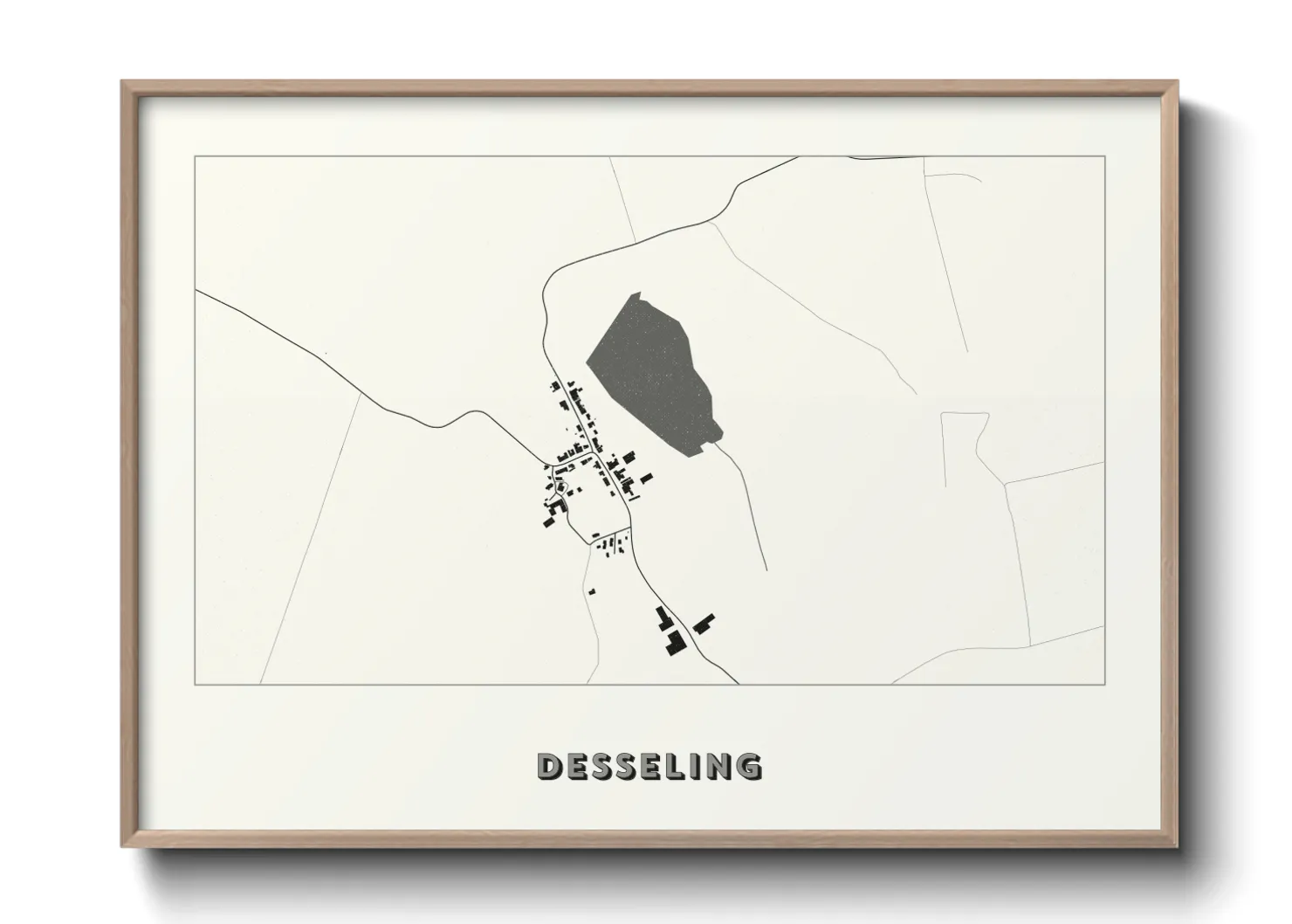 Une affiche de carte sur Desseling