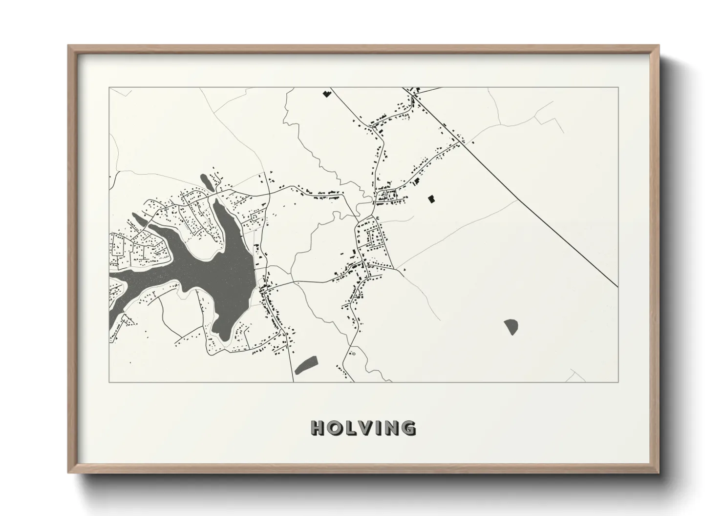 Une affiche de carte sur Holving