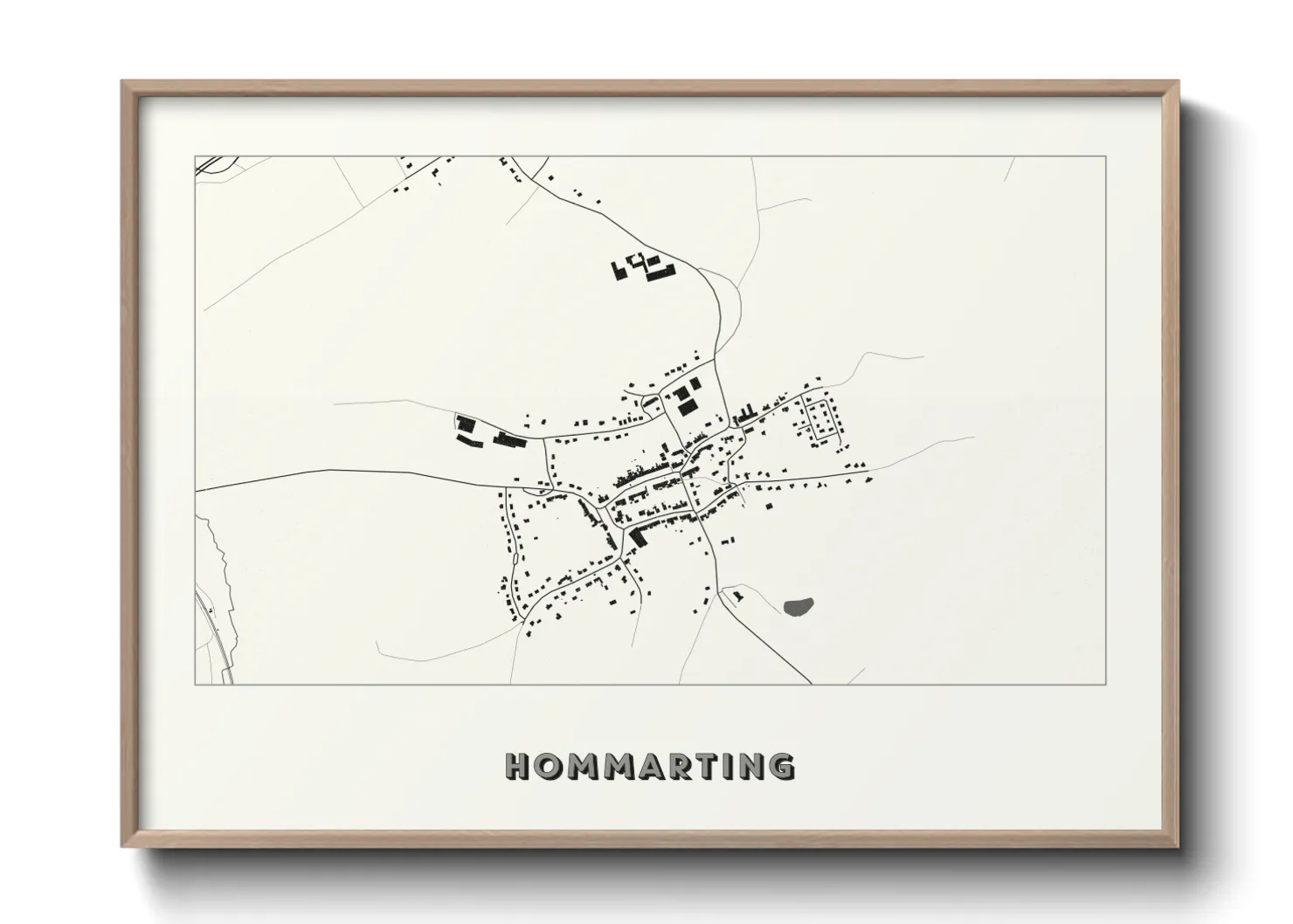 Une affiche de carte sur Hommarting