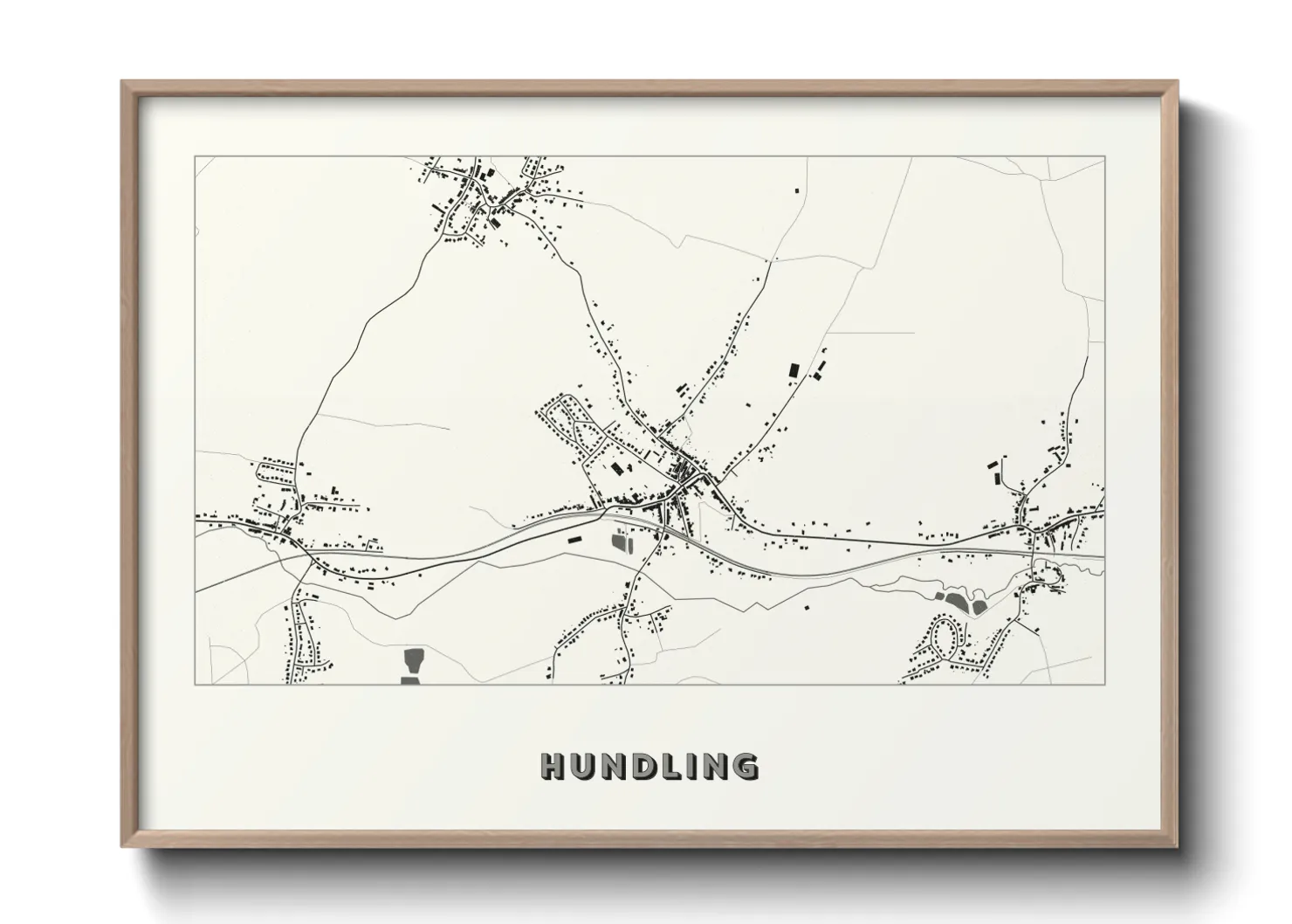 Une affiche de carte sur Hundling