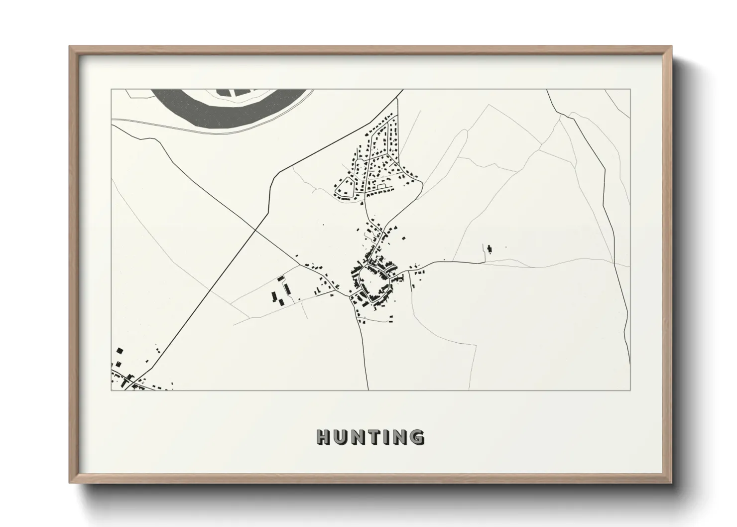 Une affiche de carte sur Hunting