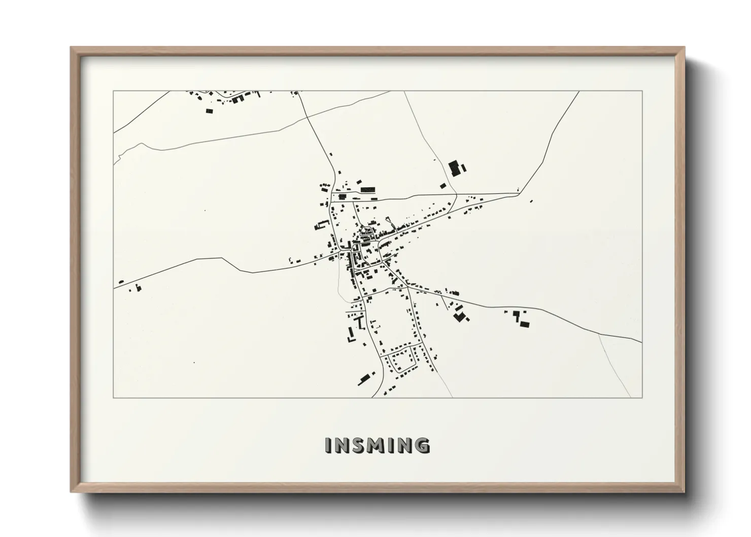 Une affiche de carte sur Insming