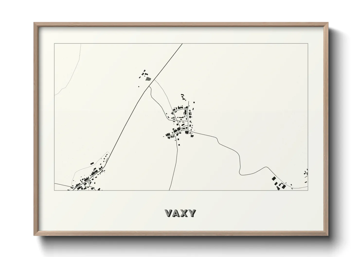 Une affiche de carte sur Vaxy