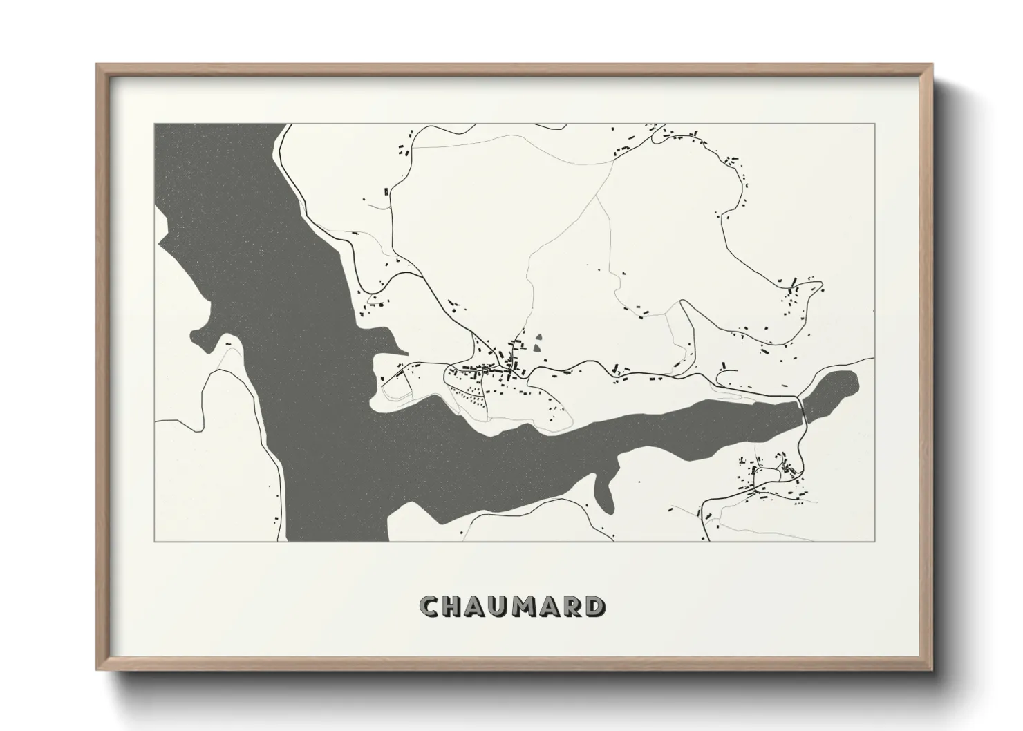 Une affiche de carte sur Chaumard