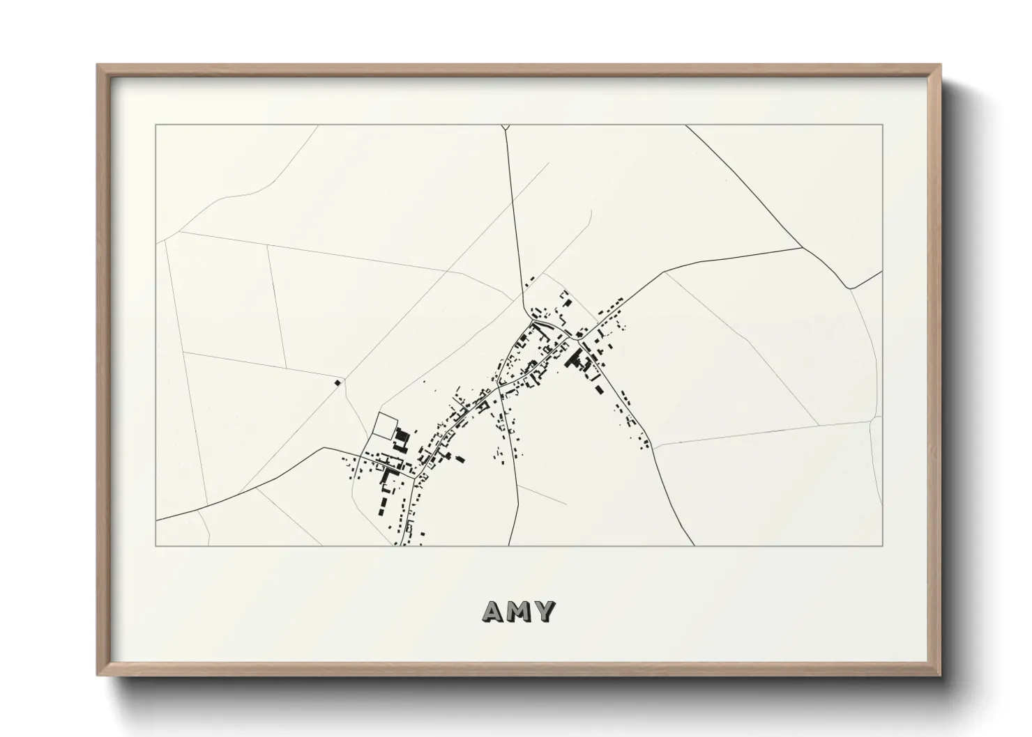 Une affiche de carte sur Amy