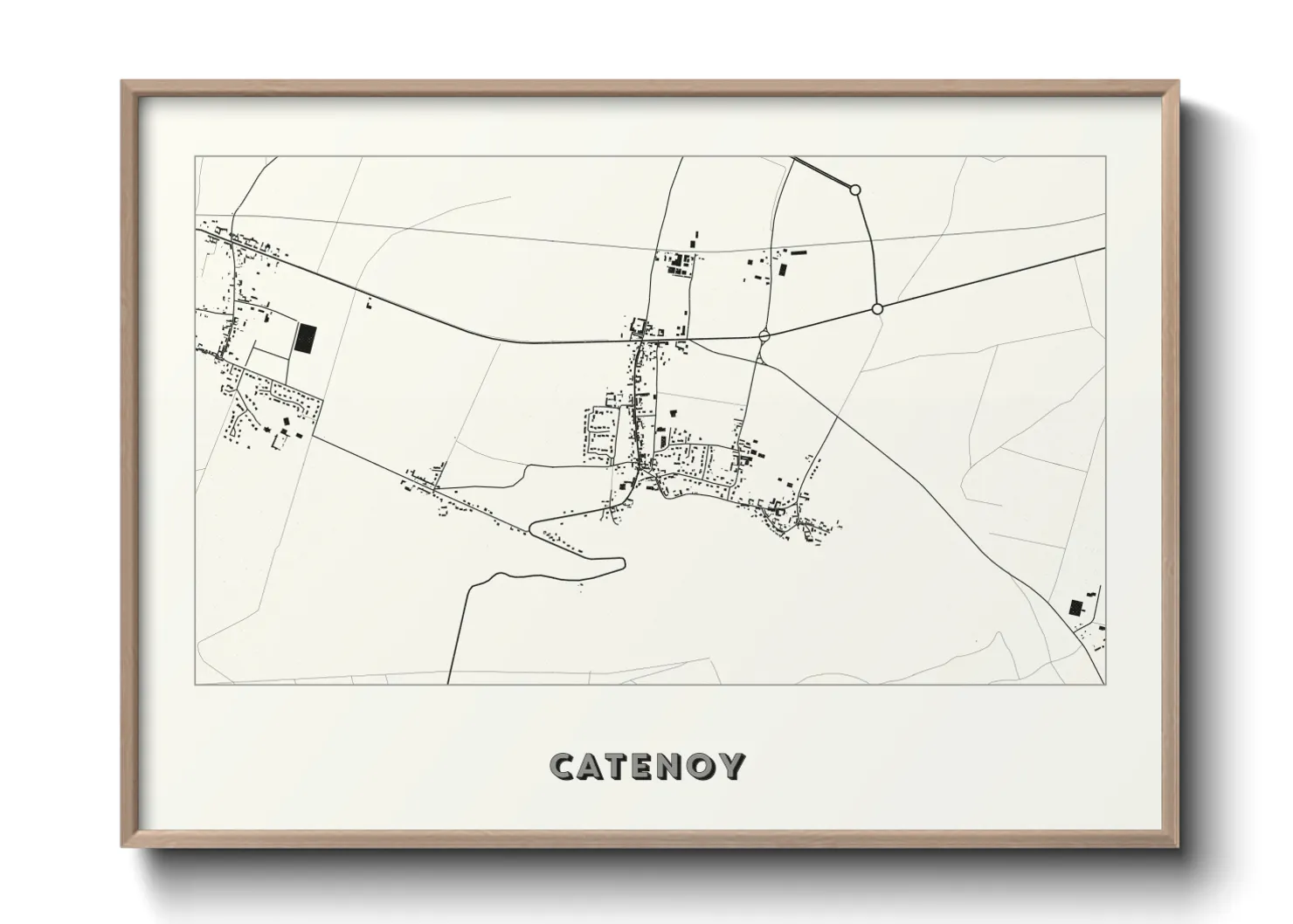 Une affiche de carte sur Catenoy