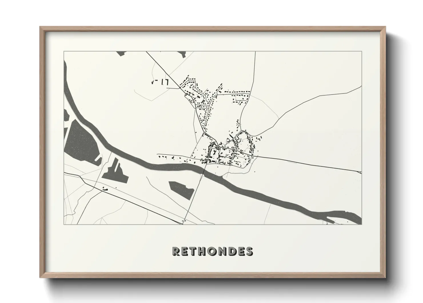 Une affiche de carte sur Rethondes