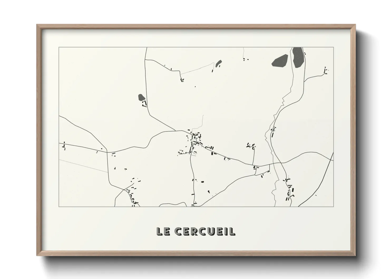 Une affiche de carte sur Le Cercueil