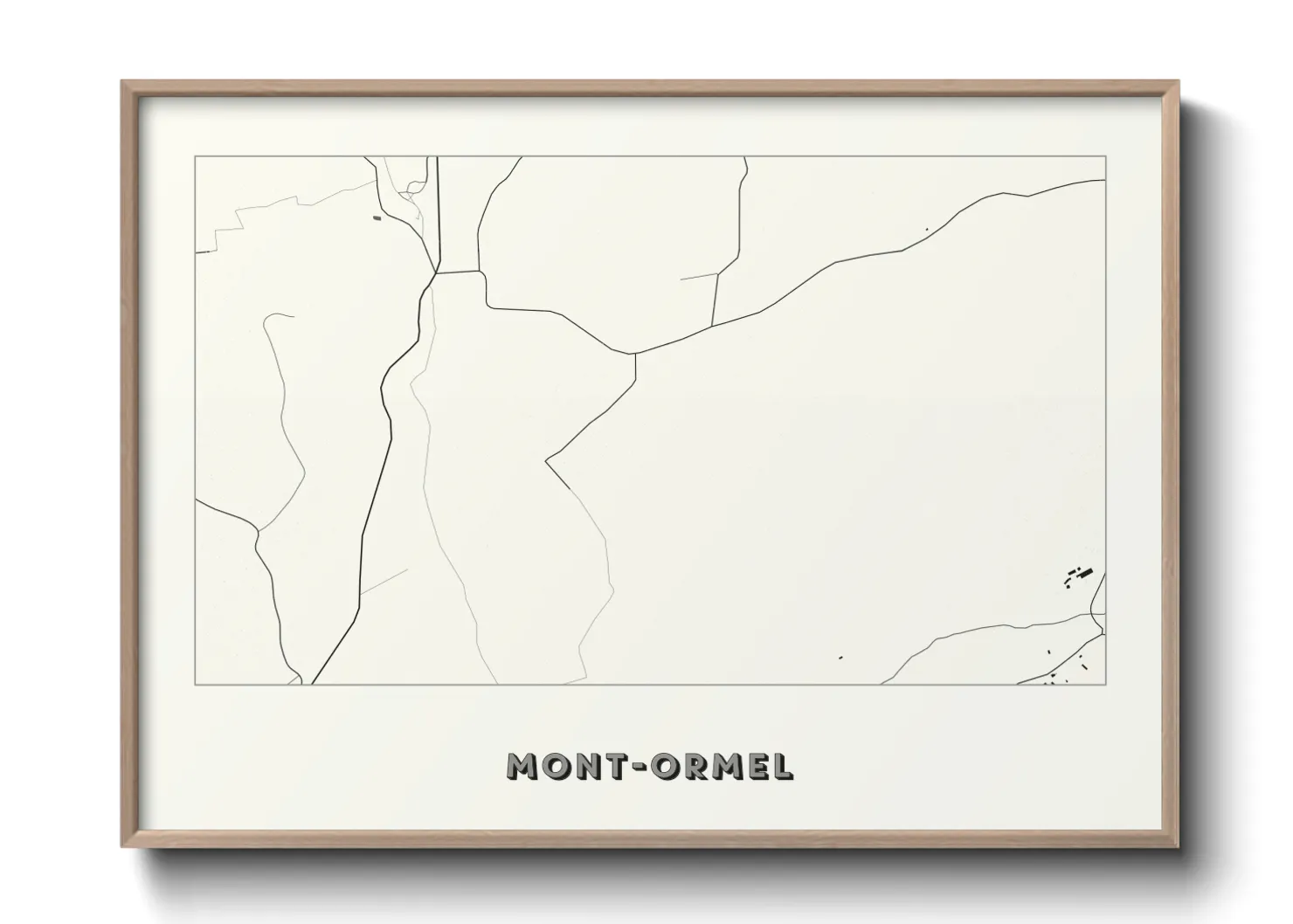 Une affiche de carte sur Mont-Ormel